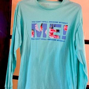 Taylor, Swift, long sleeve, teal T-shirt, great condition